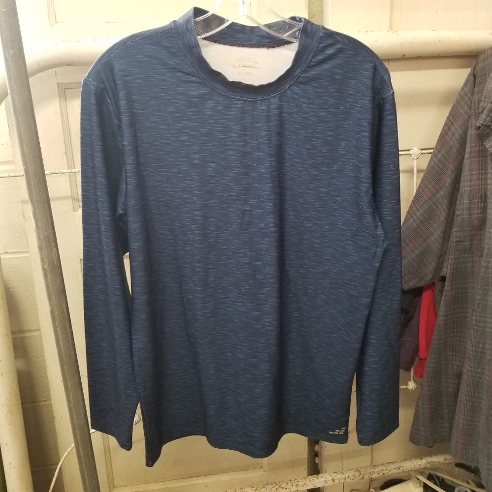 bcg XL Blue Stay Warm Layering Long Sleeve Shirt